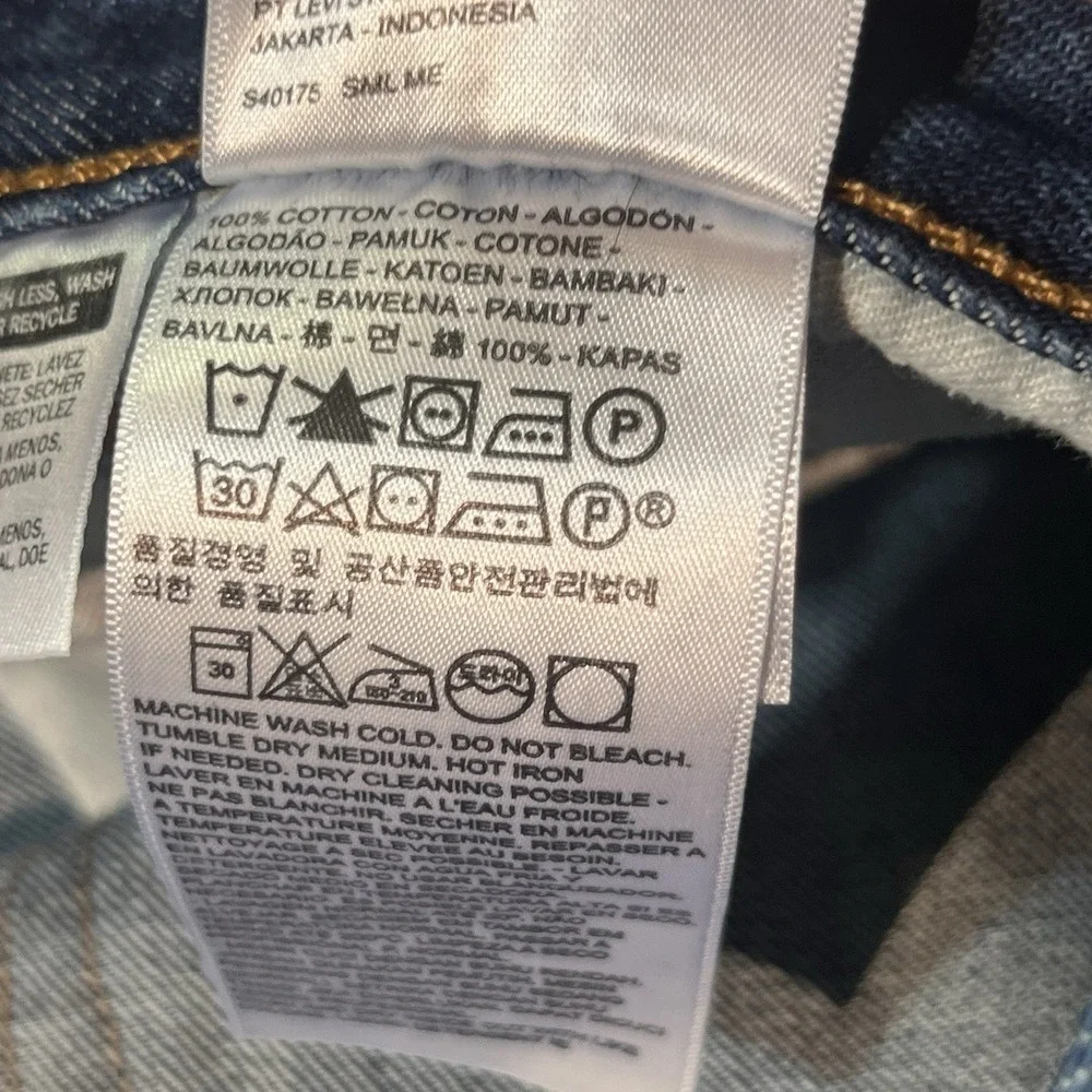 Levis 501‎ Jeans Mens 32x30 Blue Button Fly Denim Pants Classic Wash 100% Cotton